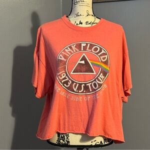 Pink Floyd Women's Coral Graphic Tee